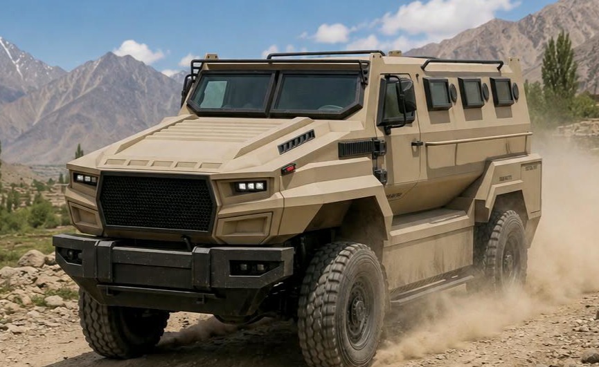 Special-purpose armored vehicle developed with Aegis consultancy support